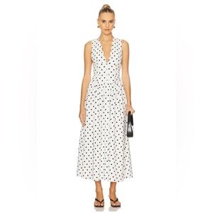 WeWoreWhat White Polka Dot Maxi Dress
